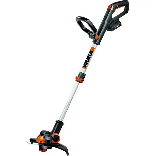 String Trimmer/Edger, 20 V, 37.8 in L Shaft, Black/Orange/Silver