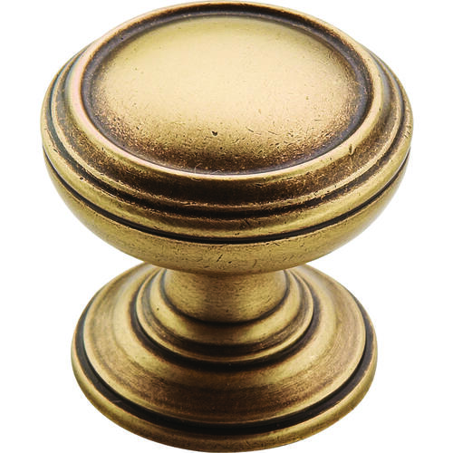 1-1/4" (32 mm) Diameter Revitalize Cabinet Knob Gilded Bronze Finish