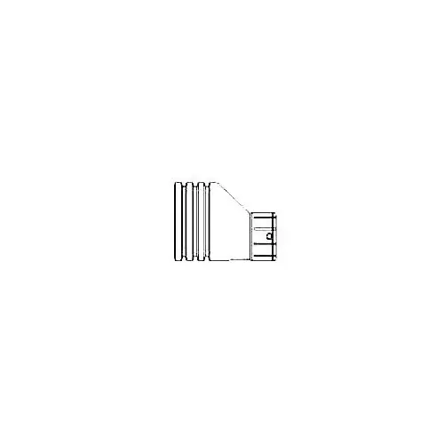 4 In. x 3 In. Plastic Reducing Corrugated Coupling