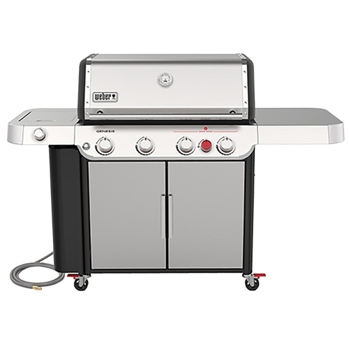 Weber 38400001 GENESIS S-435 Series Gas Grill, 48,000 Btu, Natural Gas, 4-Burner, 646 sq-in Primary Cooking Surface