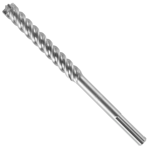 Rotary Hammer Drill Bit, 1 in Dia, 13 in L, 8 in L Flute, 1 in Dia Shank, Carbide, SDS Max Shank