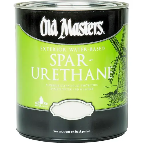 74401 Spar Urethane Paint, Gloss, Liquid, Clear, 1 gal, Can