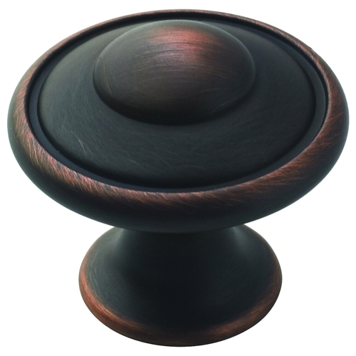 1-3/16" (30 mm) Diameter Allison Value Cabinet Knob Oil Rubbed Bronze Finish