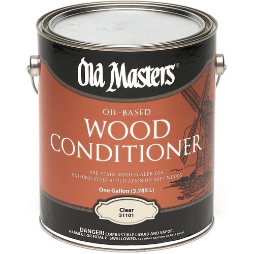 Old Masters 51101 Wood Conditioner, Clear, Liquid, 1 gal