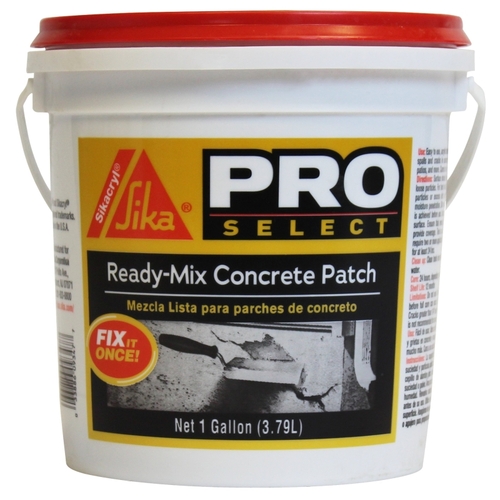 Sikacryl 514899 Ready Mix Concrete, Gray, Paste, 1 gal Container