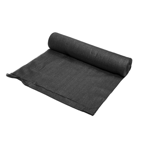 Bulk Knitted Shade, 6 ft L, 100 ft W, Polyethylene, Black