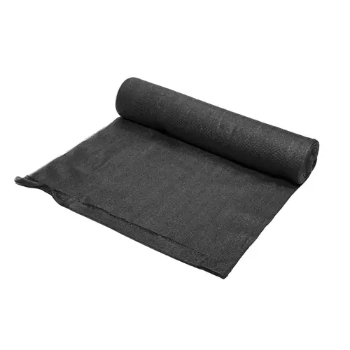 Bulk Knitted Shade, 6 ft L, 100 ft W, Polyethylene, Black