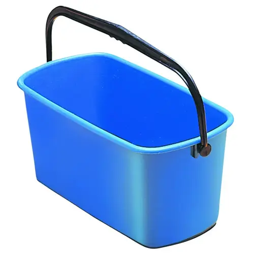 Bucket, 6 gal Capacity, Plastic Blue