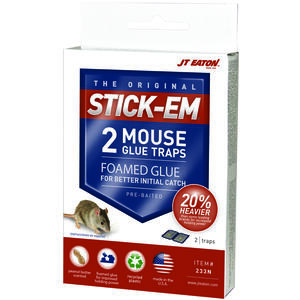 JT Eaton 233N Stick-Em Mouse Size Glue Traps 