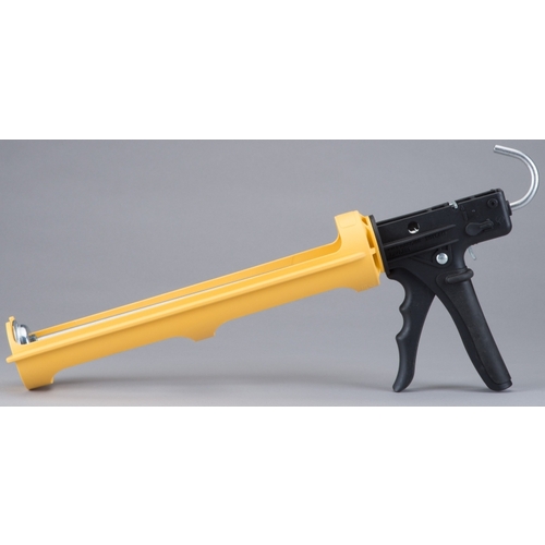 Caulk Gun, 1/4 gal Cartridge, Ergonomic Handle