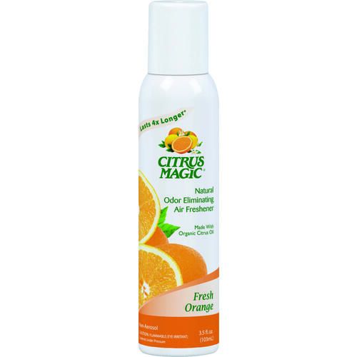 Citrus Magic 612112749 Air Freshener Spray Fresh Orange Scent 3 oz Aerosol