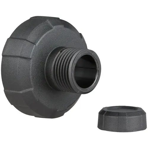 5/8 In. Black Plastic Vacuum Drain Adapter