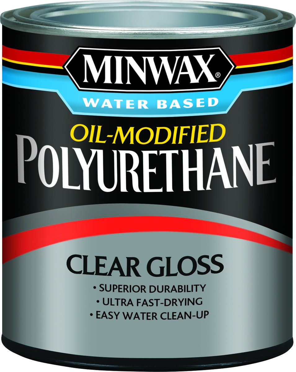 Minwax 230154444 4444 Polyurethane, Gloss, Liquid, Clear, 0.5 pt, Can