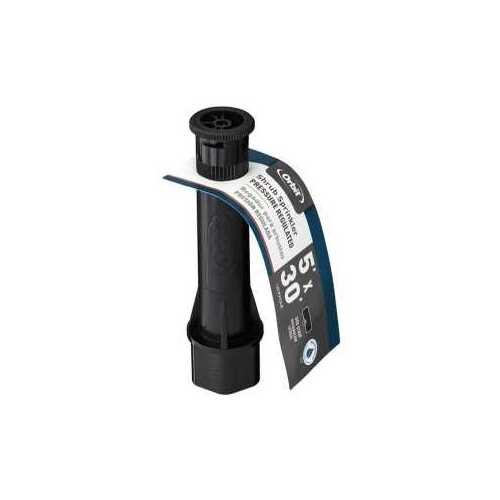 Shrub Head Sprinkler, 1/2 in Connection, Female, 1 to 15 ft, Side Strip Nozzle, Plastic Black