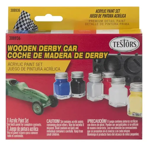 Craft Paint Set, 0.25 oz Multicolor - pack of 6