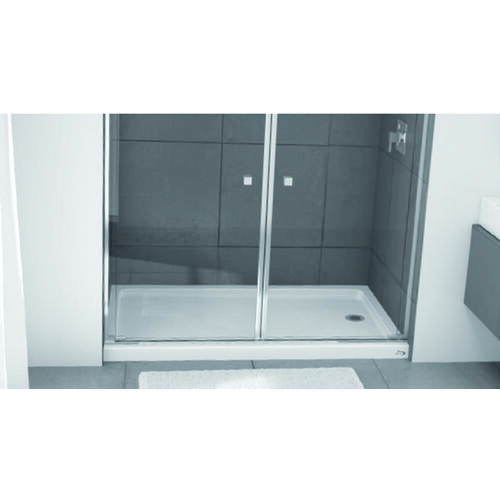 Bootz 010-1101-00 Shower Base, 60 in L, 32 in W, 5 in H, Steel, White, Alcove Installation