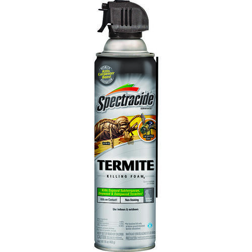 53370 Termite Killing Foam, Liquid, Spray Application, 16 oz Can Off-White