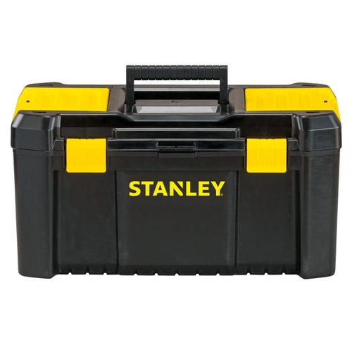 Stanley STST19331 Essential Series Tool Box, 981.3 cu-in, Polypropylene, Black