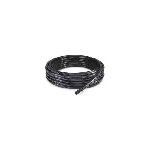 Blank Distribution Tubing, 0.54 in ID, 50 ft L, Plastic, Black