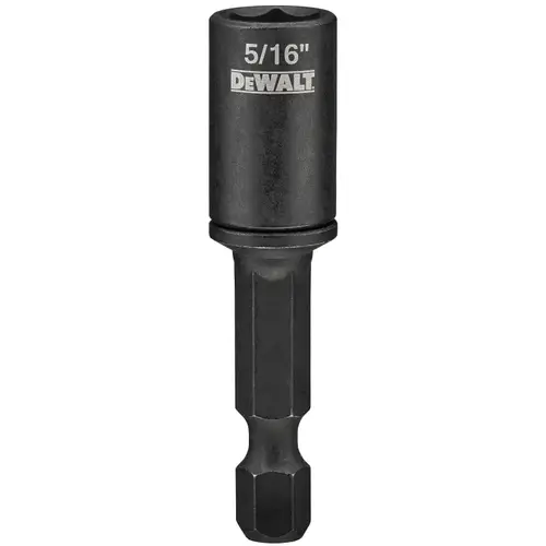 DRIVER NUT DETACHABLE 5/16IN Black
