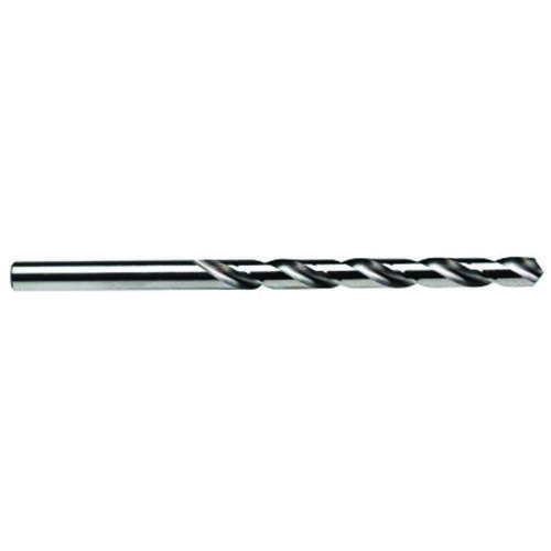 Jobber Drill Bit, 0.104 in Dia, 2-1/2 in OAL, Spiral Flute, 4-Flute, 0.104 in Dia Shank Bright