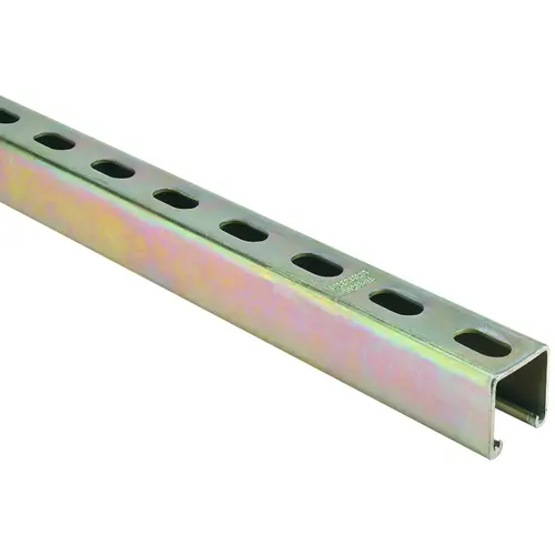Superstrut ZA1200HS 6 Conduit Strut Channel, Steel, Gold, Galvanized, 6 ft