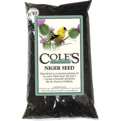 Cole's NI10 Wild Bird Food Finch Niger Seed 10 lb