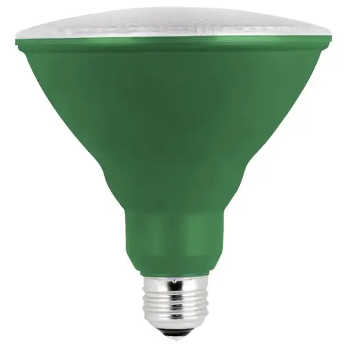 LED Bulb, Flood/Spotlight, PAR38 Lamp, E26 Lamp Base, Green Light - pack of 4