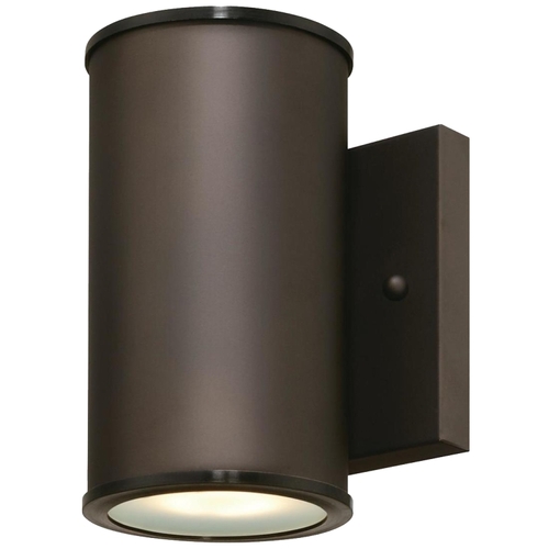 Mayslick Outdoor Wall Fixture, LED Lamp, 2700 K Color Temp, Steel Fixture Oil Rubbed Bronze