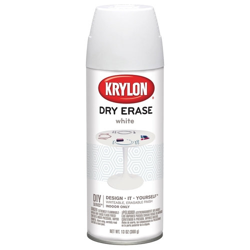 KRYLON K03942000 Dry Erase Paint, White, 11.5 oz