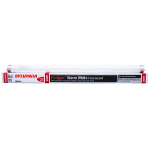 Sylvania 21656-XCP6 Fluorescent Bulb, 15 W, T8 Lamp, Medium