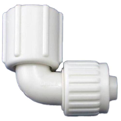 Flair-It 16816 PEXLOCK Pipe Elbow, 1/2 in, FPT, 90 deg Angle