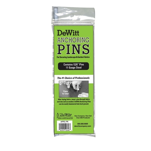 DeWitt APRC Anchor Pin, 6 in L, 1 in W, 11 ga Thick, Steel - pack of 12