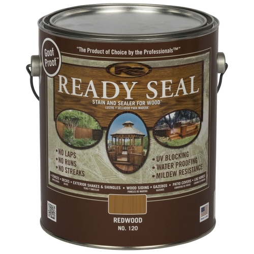 Ready Seal 120XCP4 Wood Stain and Sealer Goof Proof Semi