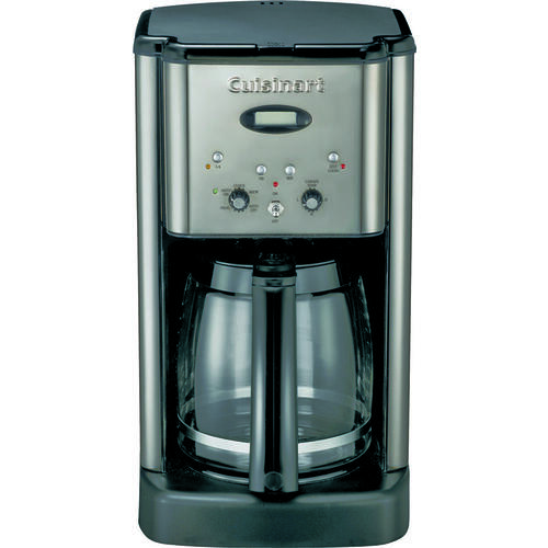 Cuisinart DCC-1200P1 DCC-1200 Coffee Maker, 60 oz Capacity, 1025 W, Stainless Steel, Black, Automatic Control