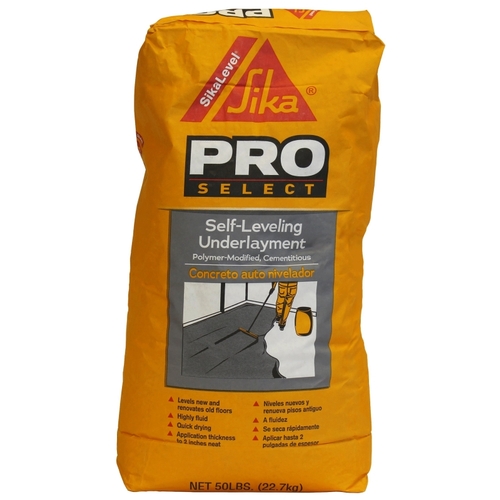 Sika 517004 Cement Underlayment, Gray, Powder, 50 lb Bag