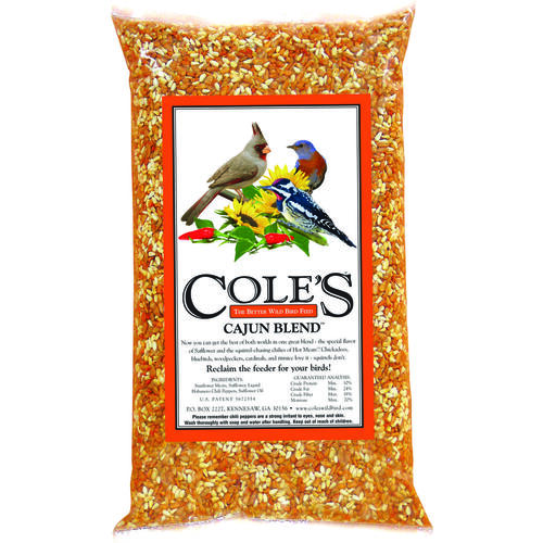 Cole's CB10 Wild Bird Food Cajun Cardinal Assorted Species Sunflower Meats 10 lb