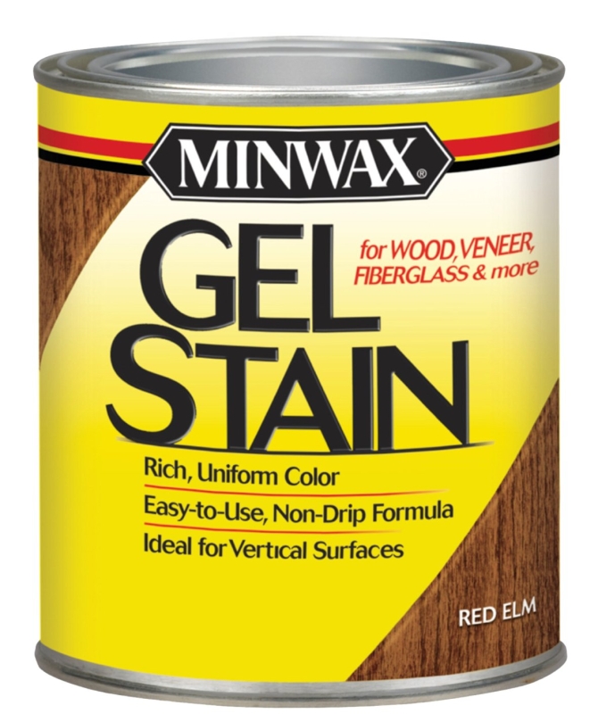 Minwax 260904444 Gel Stain, Red Elm, Liquid, 0.5 pt, Can