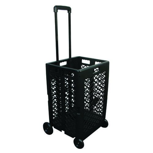 Olympia Tools 85-404 PACK-N-ROLL Series Mesh Rolling Cart, 55 lb, 13 in OAW, 25 in OAH, 17 in OAD, Plastic