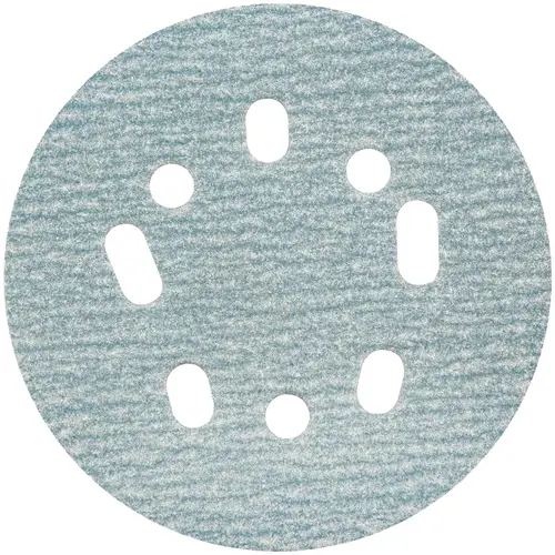 ProSand Vacuum Disc, 5 in Dia, Coated, 220 Grit, Very Fine, Ceramic Alumina Abrasive, 8-Hole - pack of 10