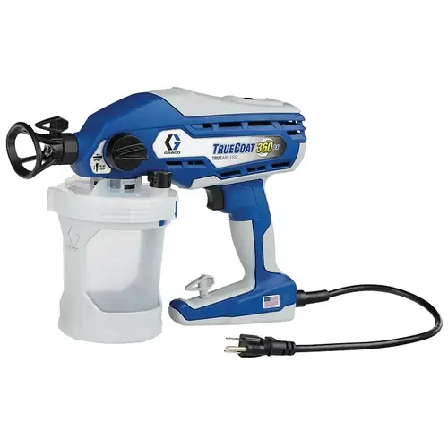 Graco 17A466 360 DS Series Electric TrueAirless Sprayer, 18 in L Hose, 1500 psi, Piston Pump