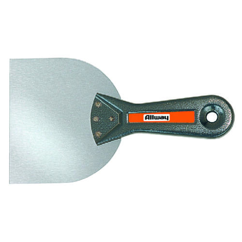 Knife, 4-1/2 in W Blade, Steel Blade, Flexible Blade, Plastic Handle