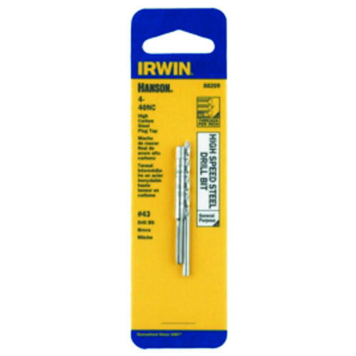 Irwin 80209 HANSON Tap and Drill Bit Set, HCS/HSS