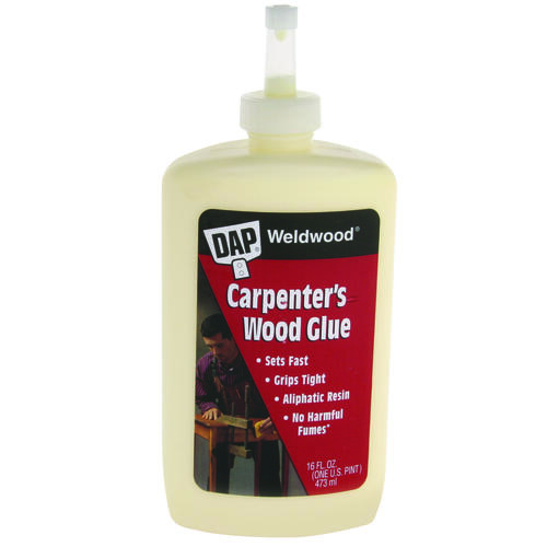 DAP 7079800491 Weldwood Wood Glue, Yellow, 1 Pt Bottle