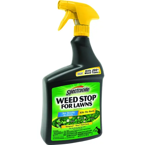 Weed Stop Weed Killer, Liquid, Spray Application, 32 fl-oz Brown