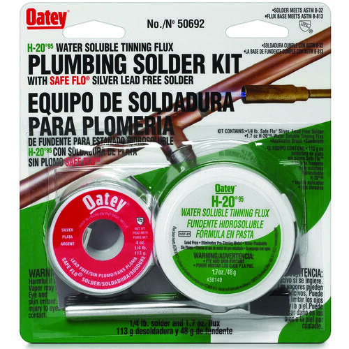 Oatey 50692 Wire Solder Kit, 1 oz 1 oz, Solid