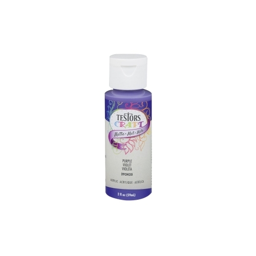 Craft Paint, Matte, Purple, 2 oz, Bottle