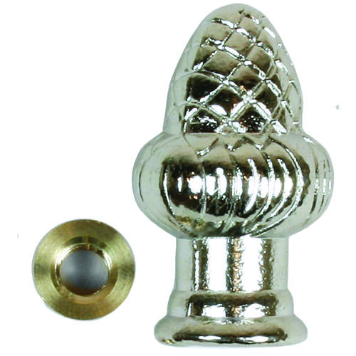 Lamp Finial, Nickel