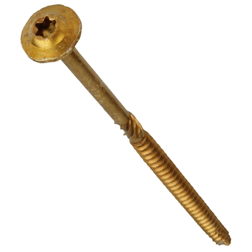 RSS Structural Screw, 3/8 in Thread, 4 in L, Partial Thread, Washer Head, Star Drive, Type 17 Point, 400/BX - pack of 400