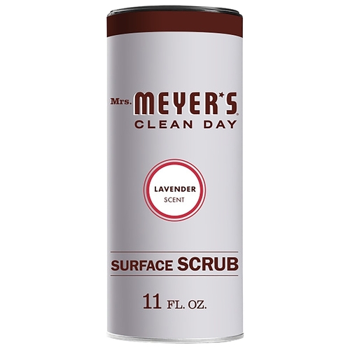 Mrs. Meyer's 14136 Clean Day Surface Scrub, 11 oz Bottle, Powder, Lavender